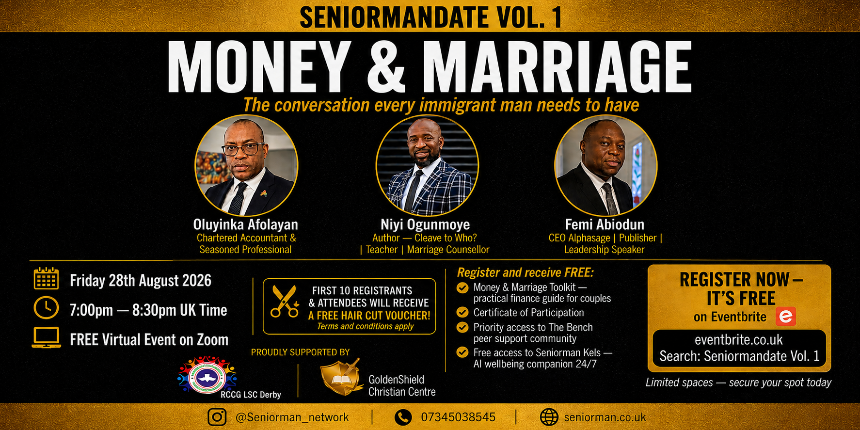 Seniormandate Vol. 1 — Money & Marriage